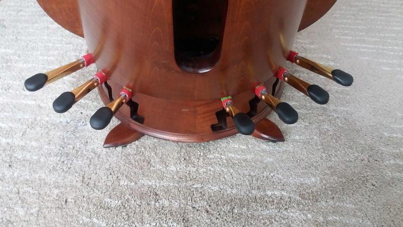 Les sept pédales de la harpe